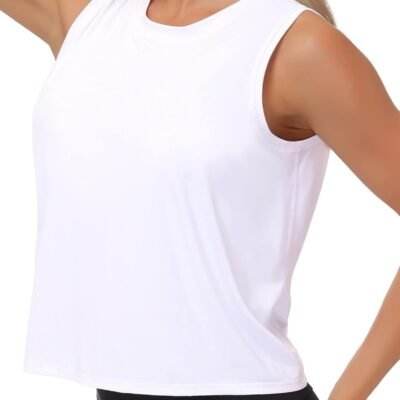 Ice silk sleeveless quick-dry workout top