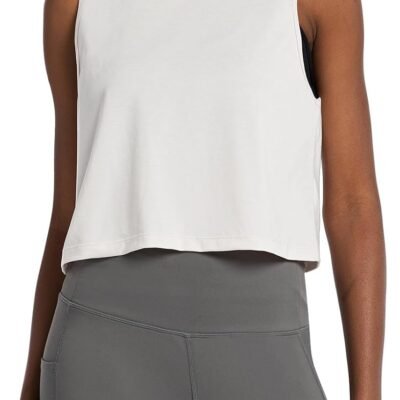 Women’s quick-dry loose crop tank top
