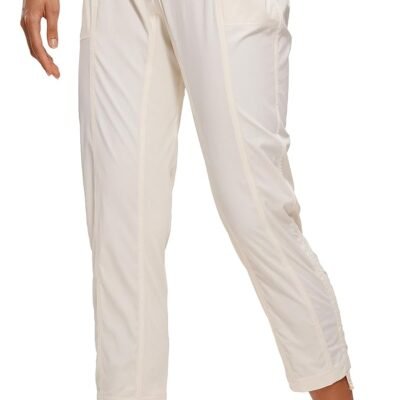 25" lightweight 7/8 travel joggers, outdoor athletic, pockets